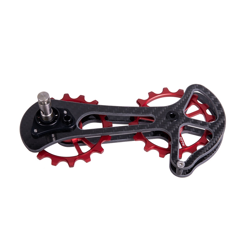 ZTTO Road Bike Carbon Fibre Derailleur Cage With 16T Ceramic Jockey Wheel Oversize Lower Pulley 8700RD - Image 2