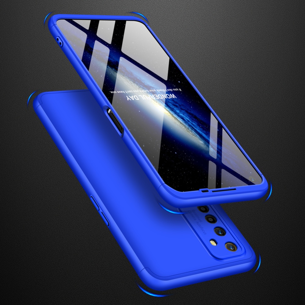 For OPPO Realme 6 Mobile Phone Cover 360 Degree Full Protection Case blue - Image 3