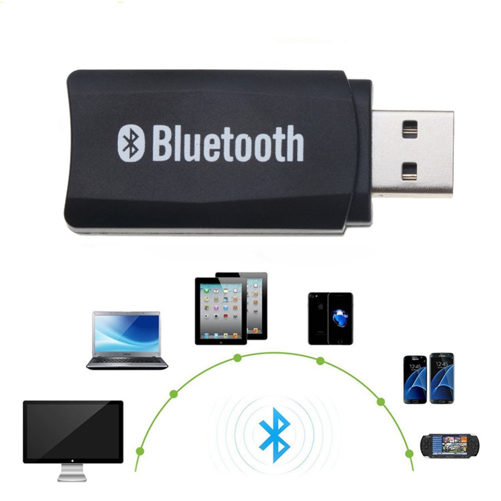 Bluetooth Adapter 3.5mm   Receiver Audio USB Stick black - Image 2