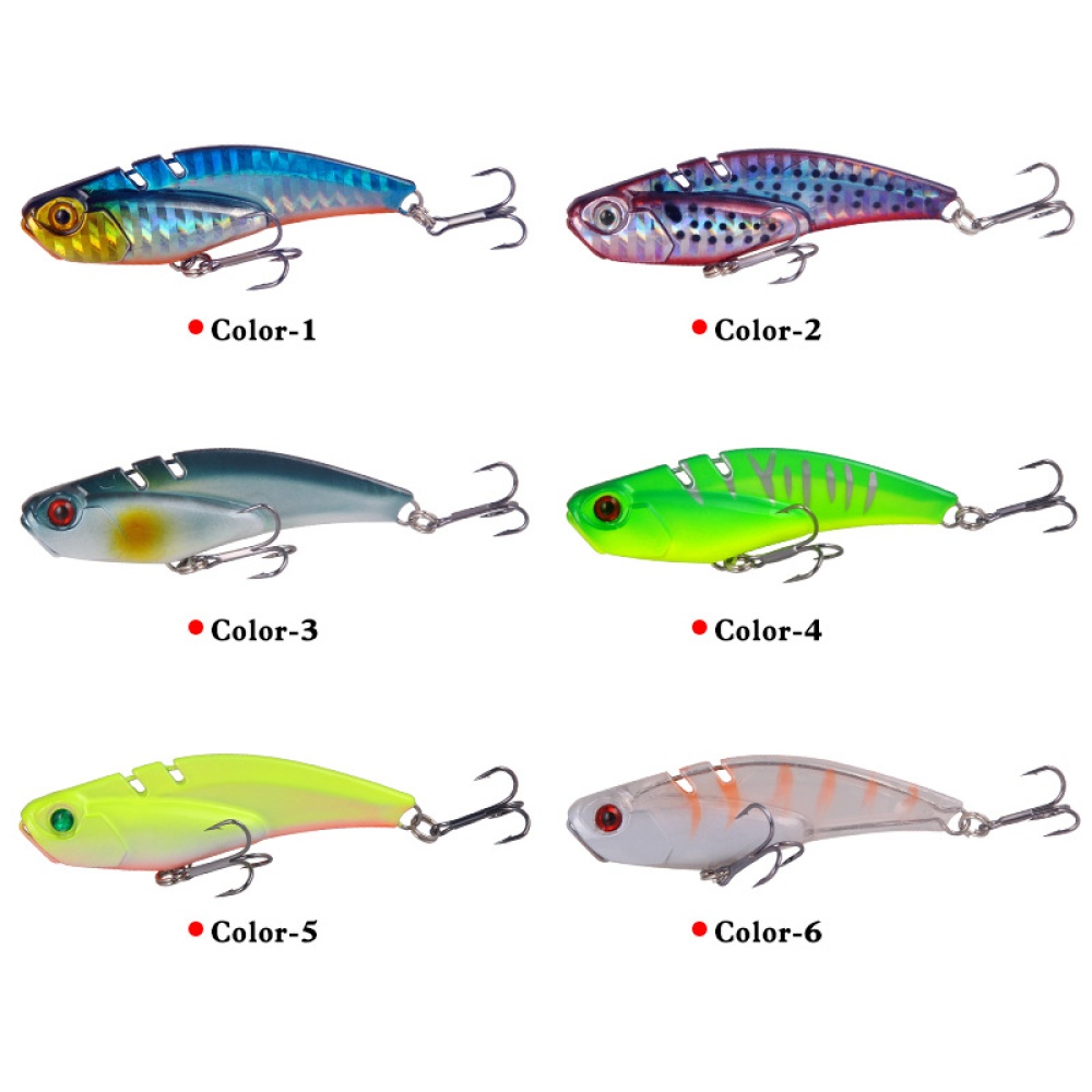 20g Bionic Bait Plastic Artificial Hard Lures with Hooks Colorful Fishing Accessories 6 colors_6PCS mixed - Image 3