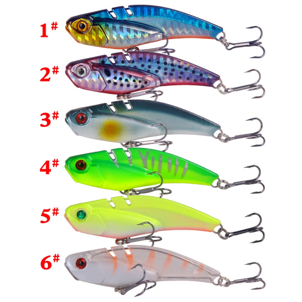 20g Bionic Bait Plastic Artificial Hard Lures with Hooks Colorful Fishing Accessories 6 colors_6PCS mixed - Image 2