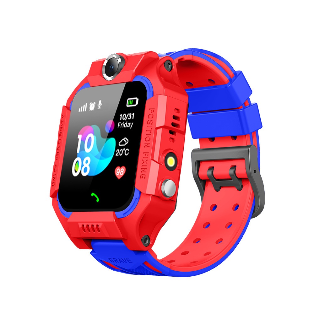 Z6f Kids Smart Watch Sos Phone Ip67 Waterproof Remote Photo Smartwatch For Ios Android red - Image 4