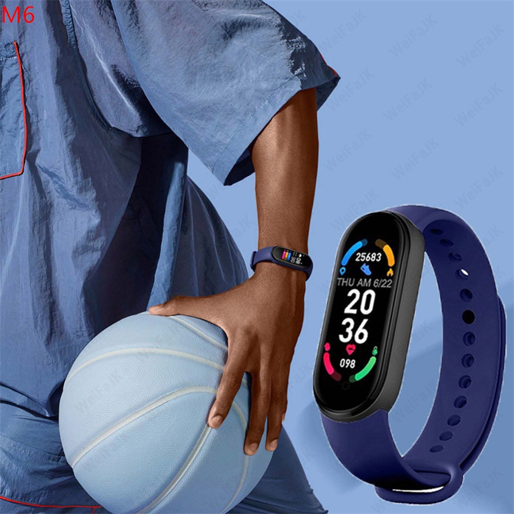 M6 Men Smart Watch Fitpro Bluetooth Heart Rate Monitor Fitness Sports Smartwatch - Image 2