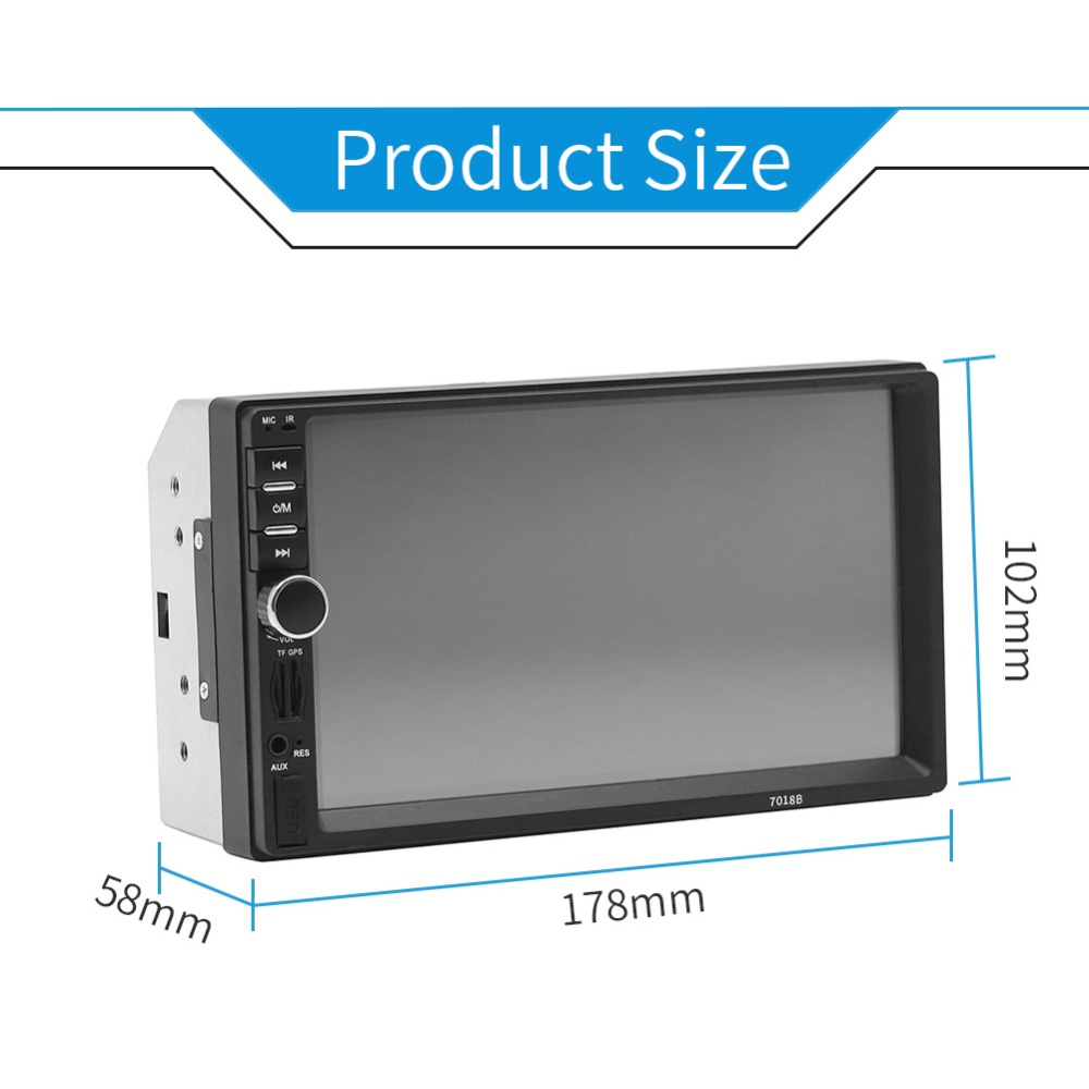 Android IOS Interconnection HD 7 Inch Car MP4 Plug-in Vehicle MP5 Player Touch Screen Multimedia With camera - Image 3