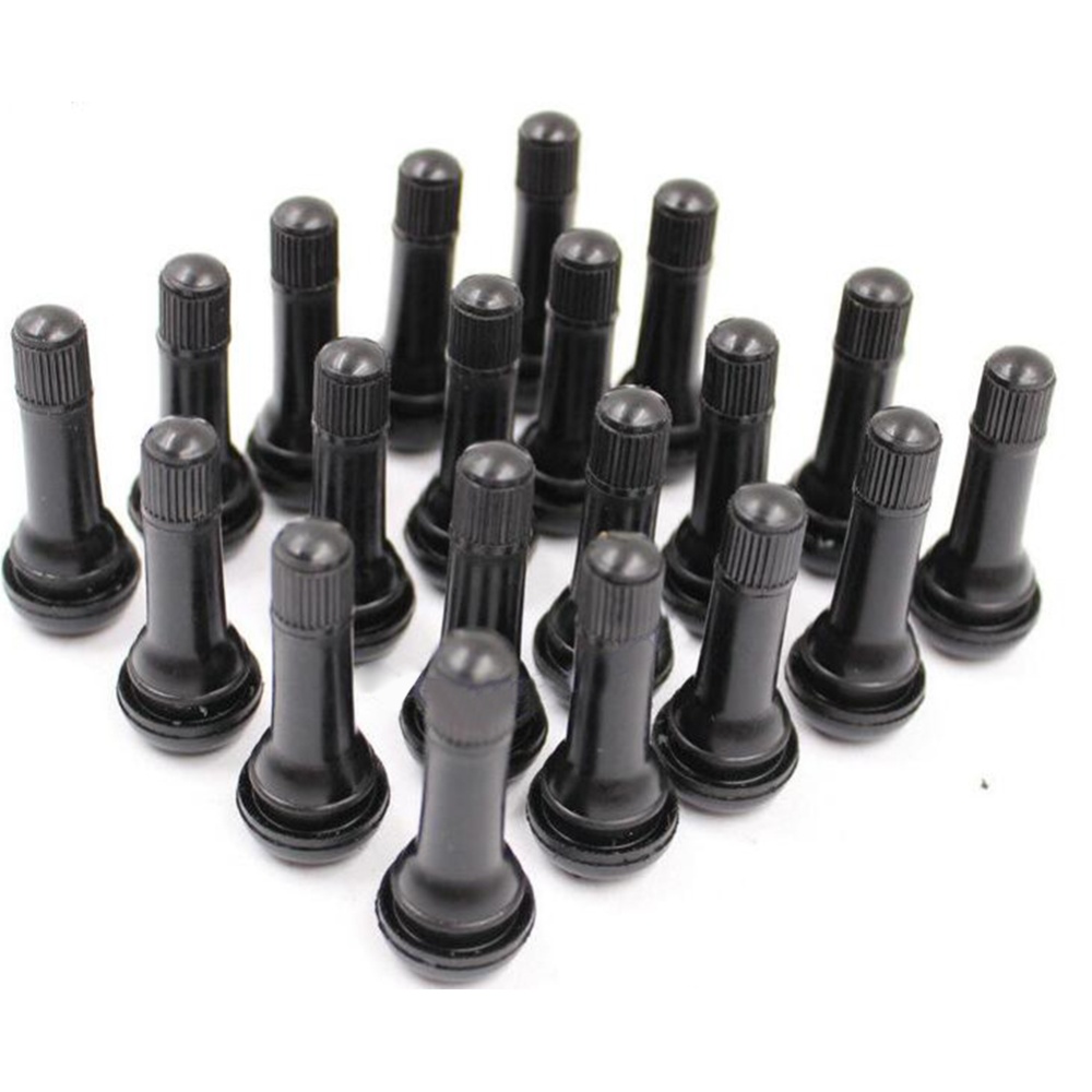 4PCS/20pcs Car Tire Valve Stem Cap TR414 Rubber Tubeless Core Stems with valve core - Image 2