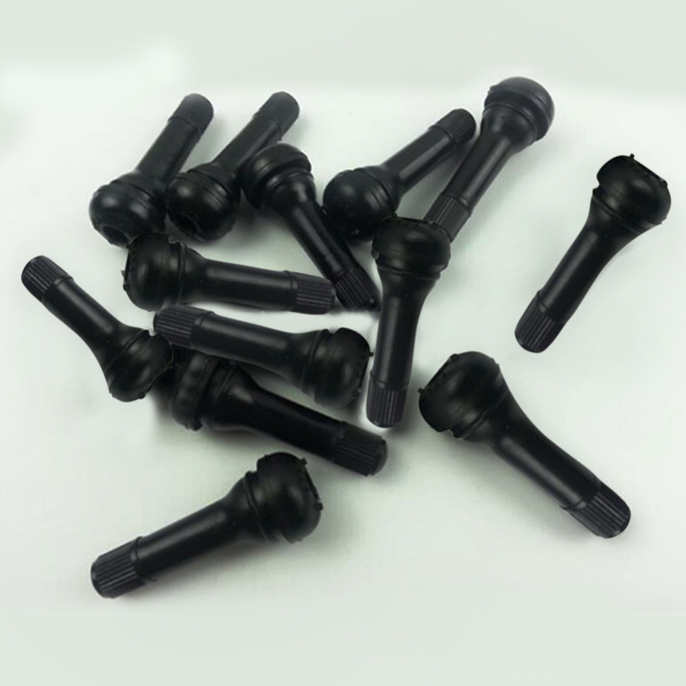 4PCS/20pcs Car Tire Valve Stem Cap TR414 Rubber Tubeless Core Stems with valve core - Image 3