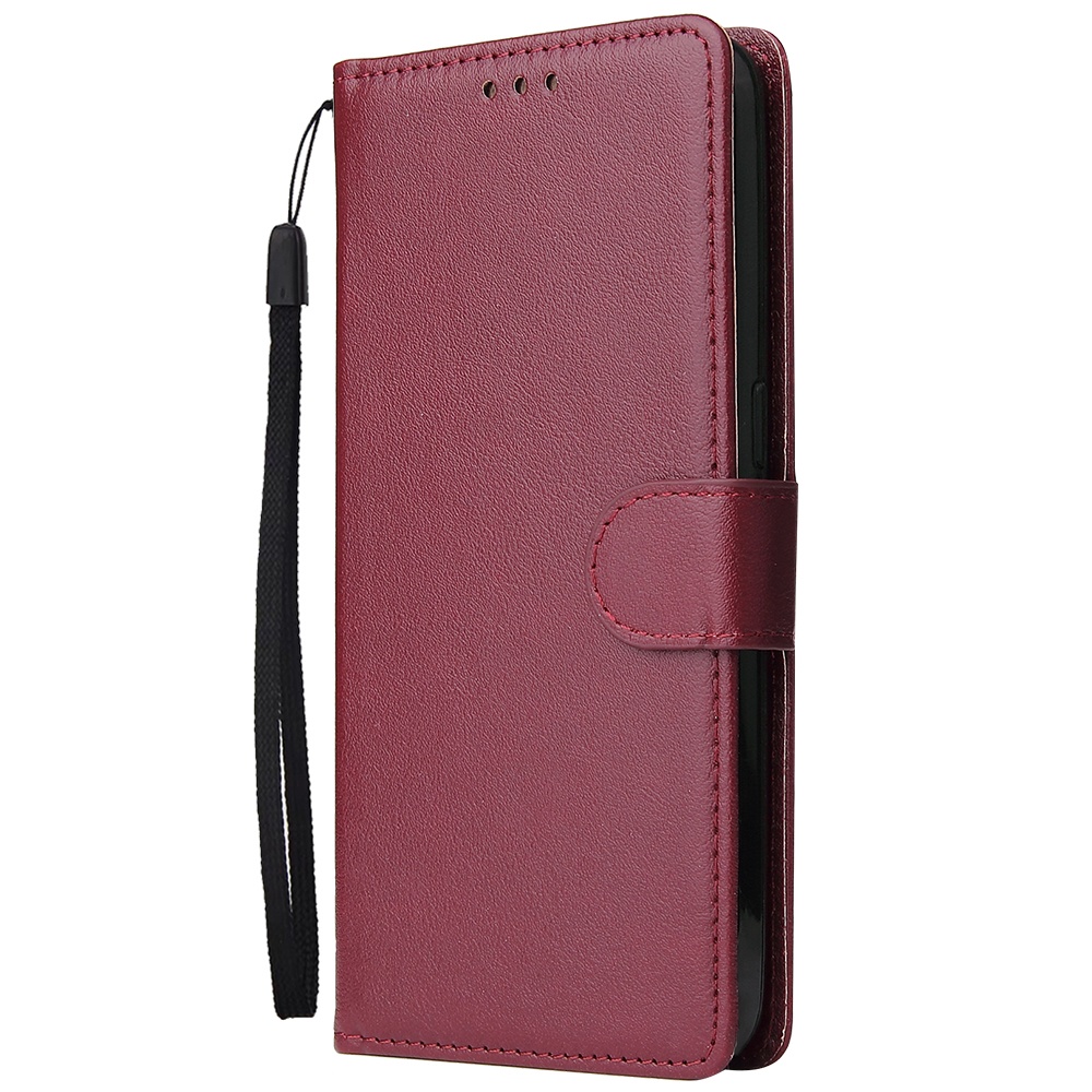 For OPPO Realme 5 Rro Cellphone Cover Buckle Closure Cards Holder Wallet Design Stand Function PU Leather Smart Shell Overall Protection win - Image 3