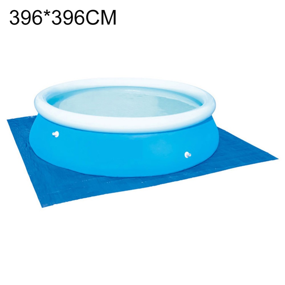 Swimming Pool Cover Placemat Cloth Square Frame Ground Mat Family Garden Pools Accessories blue_396 * 396CM - Image 2