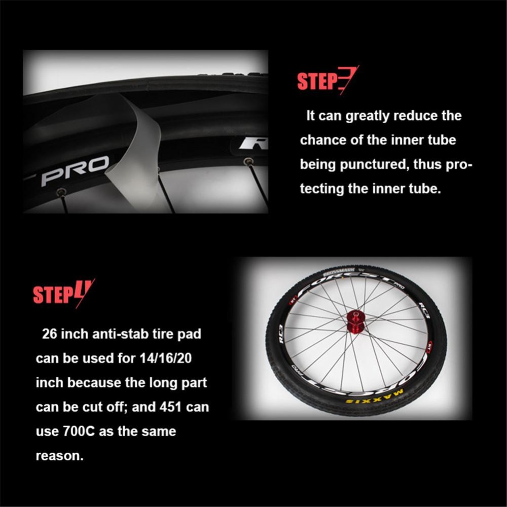 Mountain Bicycle Stab-resistant Tire Pad Inner Explosion-proof Tube Belt 29 inches - Image 3