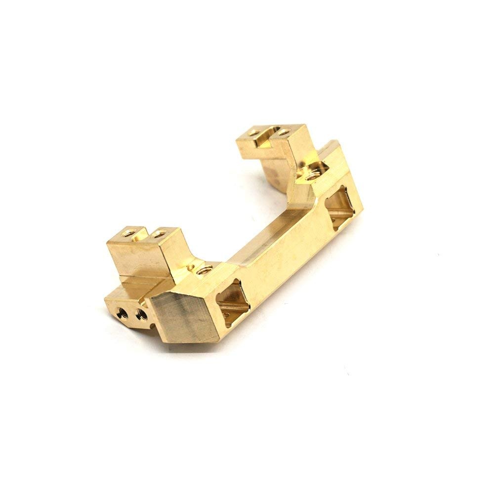 1:10 RC TRX4 Front Bumper Mount Gold Servo Relocation For Traxxas TRX-4 brass - Image 3