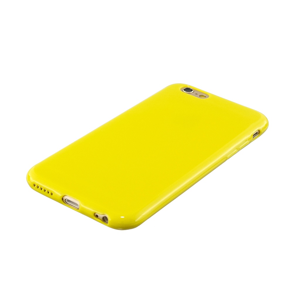 For iPhone 5/5S/SE/6/6S/6 Plus/6S Plus/7/8/7 Plus/8 Plus Cellphone Cover Soft TPU Bumper Protector Phone Shell Lemon yellow - Image 3