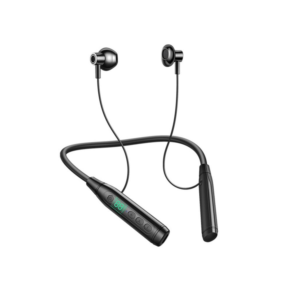 Bt25 Wireless Bluetooth Headset Power Display Large-capacity Battery Neck Hanging Sports Headphone