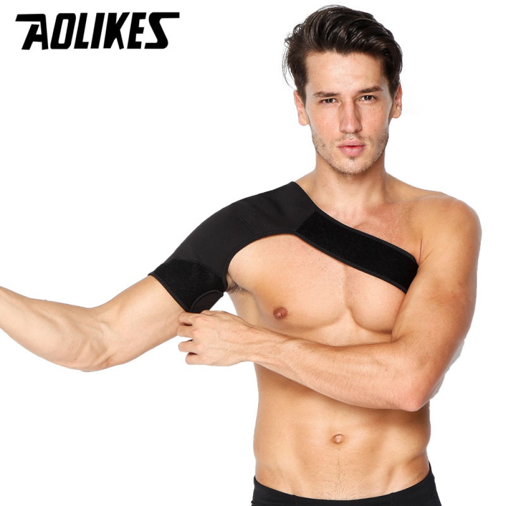 Compression Shoulder Brace Support Strap, Breathable Adjustable Strap Wrap Belt for Sports Activities - Image 3