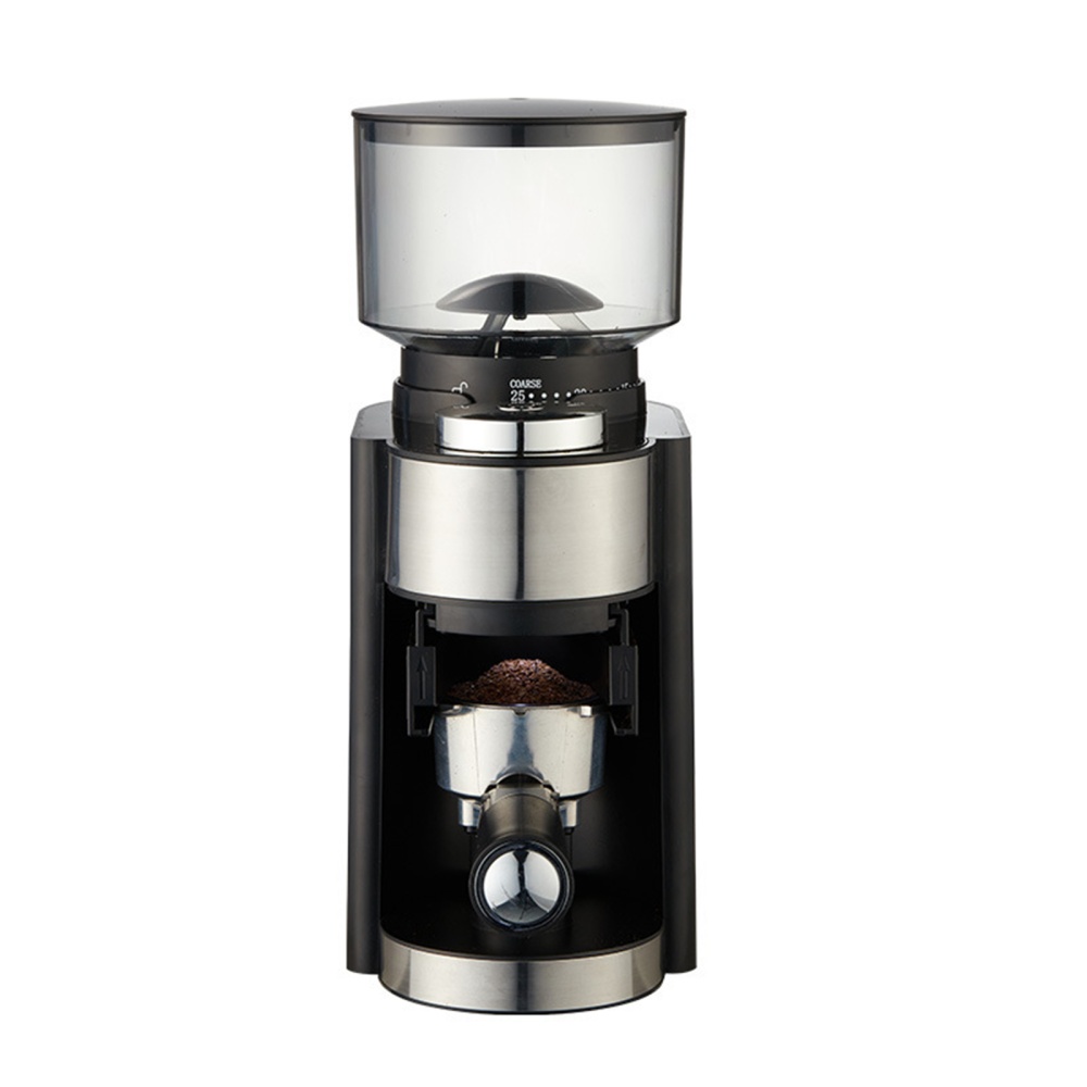 Electric Coffee Grinder 25 Levels Household Adjustable 250g Large Capacity Bean Mills EU Plug