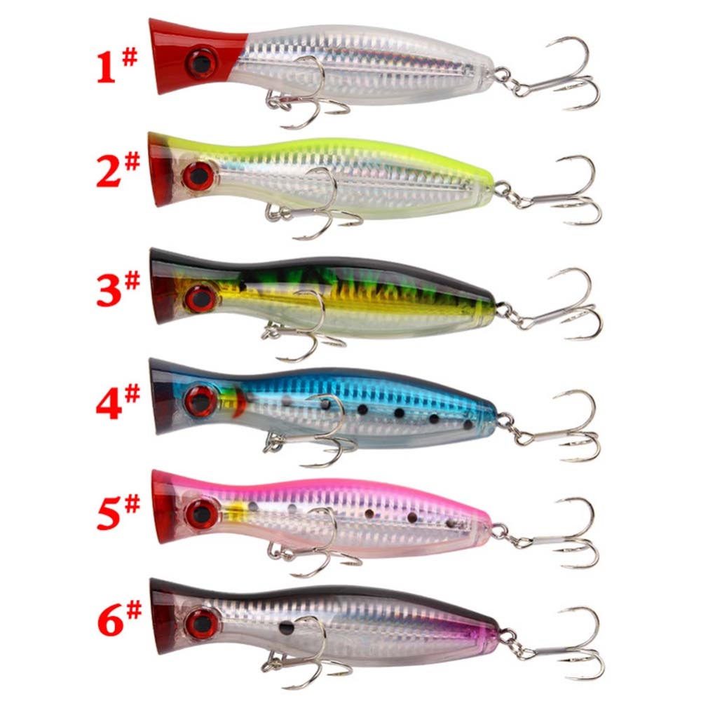 40g Bionic Bait Plastic Artificial Hard Lures with Hooks Colorful Fishing Accessories 6 colors_6pcs mixed - Image 2