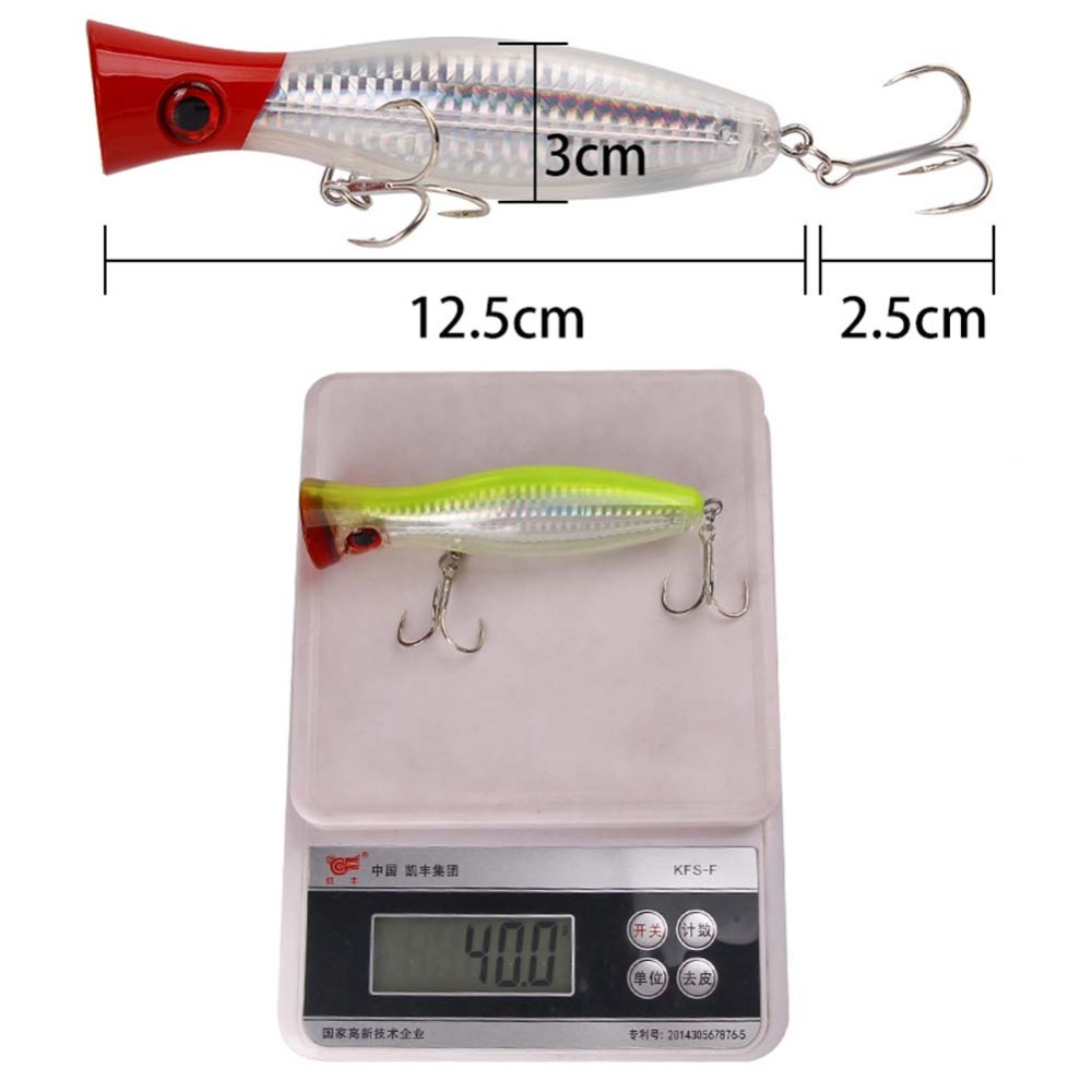 40g Bionic Bait Plastic Artificial Hard Lures with Hooks Colorful Fishing Accessories 6 colors_6pcs mixed - Image 3