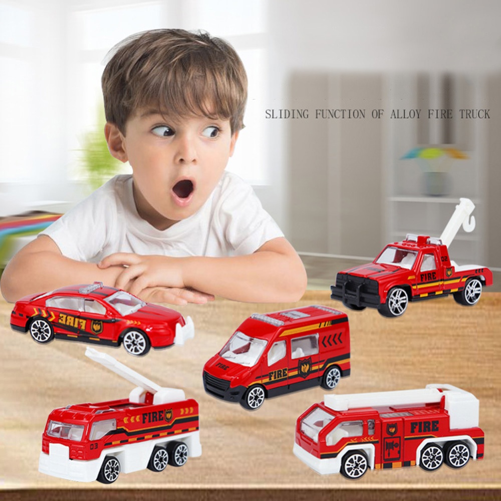 5pcs/set High Simulation Car Toys Vehicles Model Educational Toy for Kids 1210-902 - Image 3