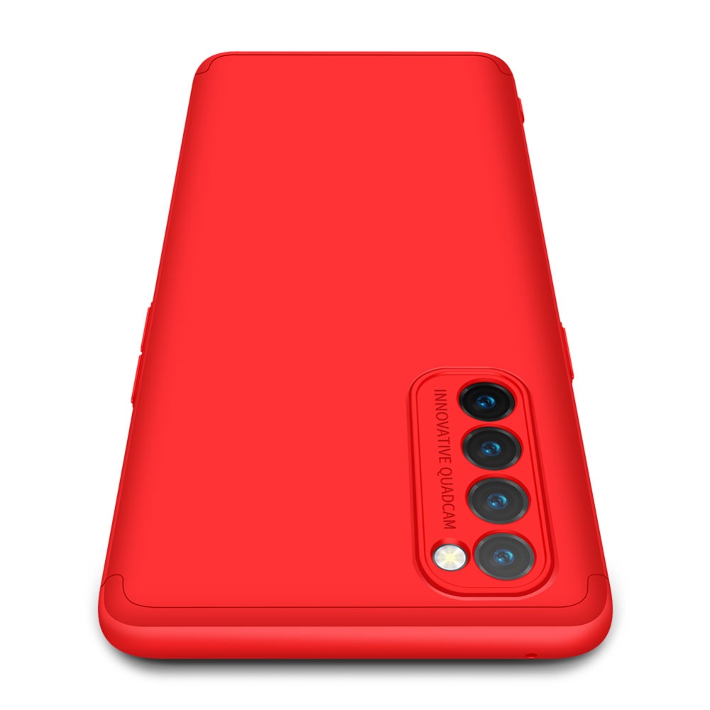 For OPPO Reno 4 /Reno Pro International Edition Mobile Phone Cover 360 Degree Full Protection Case red - Image 3