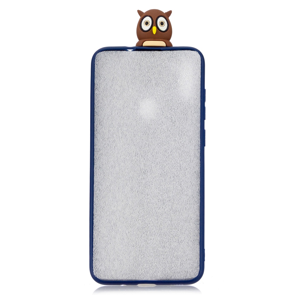 For Samsung A11 Soft TPU Back Cover 3D Cartoon Painting Mobile Phone Case Shell Royal Blue Owl - Image 3