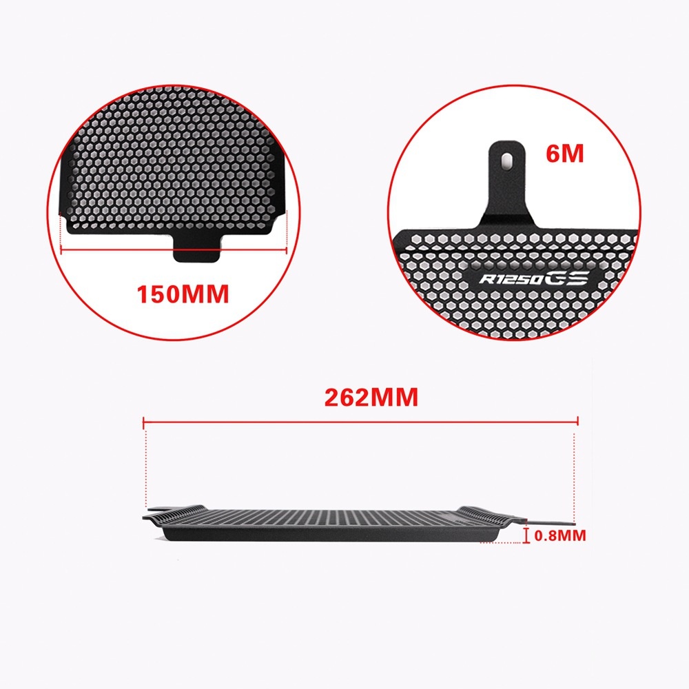 Motorcycle Radiator shield CNC Guard Protection Grille Grill Cover For BMW R1250GS 2019 black - Image 2