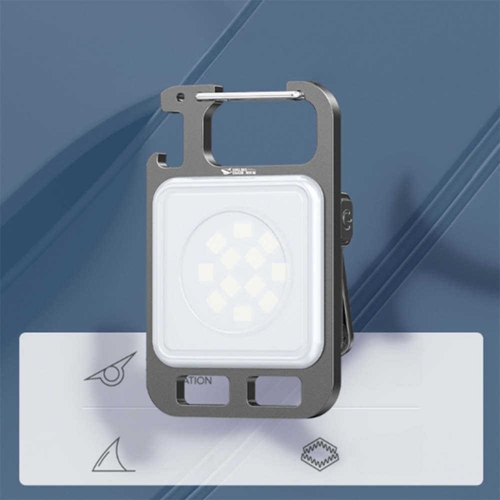 Portable Mini Work Lamp Aluminum Alloy Strong Magnetic Emergency Lamps Floodlight Outdoor Camping Light TIP-0013A - Image 3