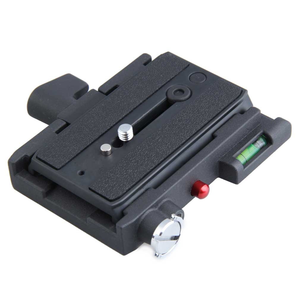 MH621 Quick Release Adapter Converter Plate Set Metal Professional Tripod for Giottos black - Image 3