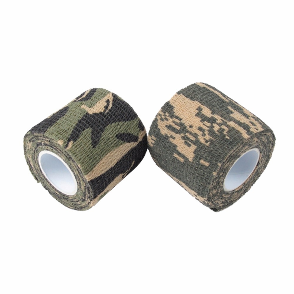 Self-Adhesive Extendable Camouflage Cloth Outdoor Hunting Tape Bandage Riding Bicycle Sticker ACU camouflage - Image 3