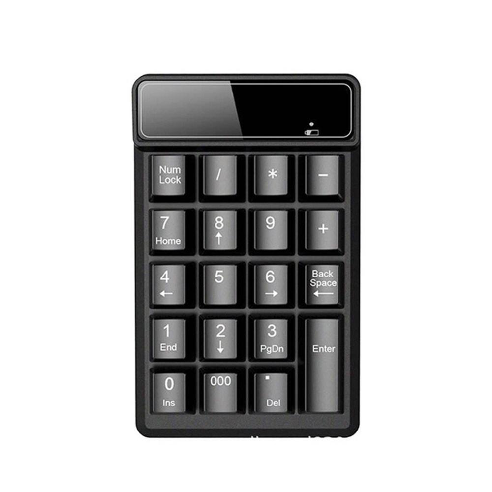 Wireless Numeric Keyboard Suspended Mechanical Feeling 19 Key Numpad Mini Keypad Password Input Device black - Image 2