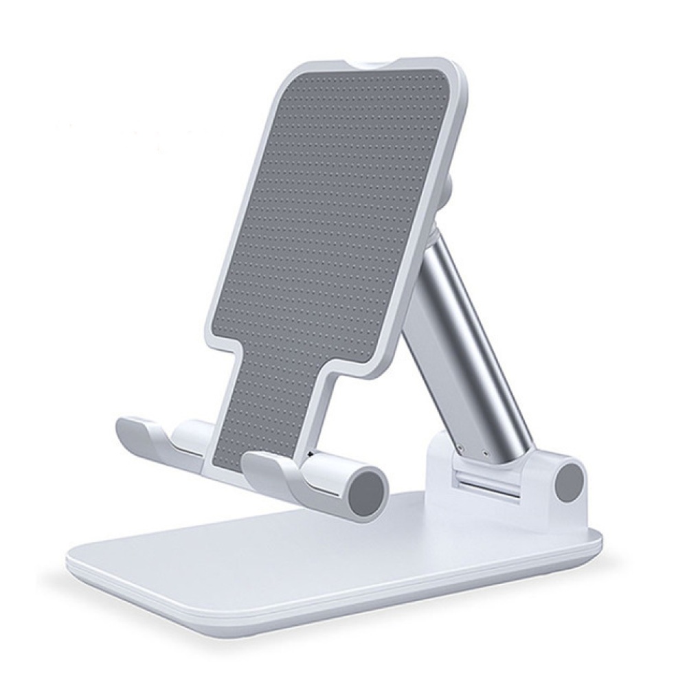 Mobile Phone Holder Stand Adjustable Tablet Desktop Mount For IPhone IPad white - Image 3