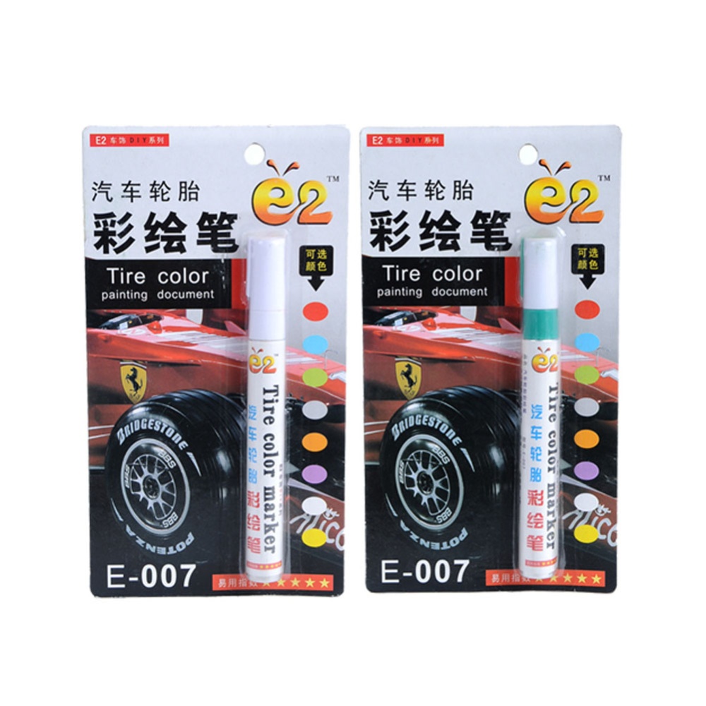 Tire Pen Colorful Styling Waterproof Car truck Tires Tread Metal Permanent Paint Markers blue - Image 3