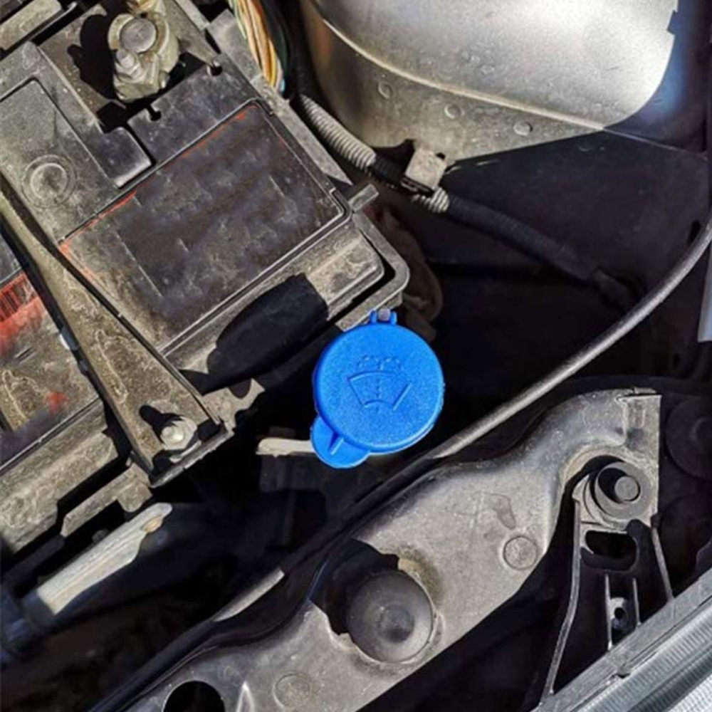 Auto Washer Bottle Cap Morechioce Car Windscreen Wiper Fluid Reservoir Fit For Fiesta Mk6 01-08 1488251 2s61 17632ad As shown - Image 3