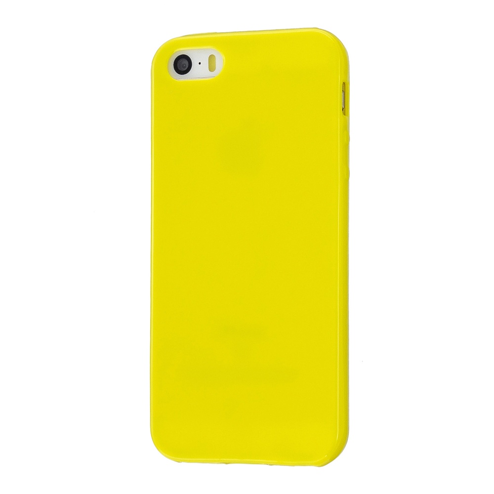 For iPhone 5/5S/SE/6/6S/6 Plus/6S Plus/7/8/7 Plus/8 Plus Cellphone Cover Soft TPU Bumper Protector Phone Shell Lemon yellow - Image 3