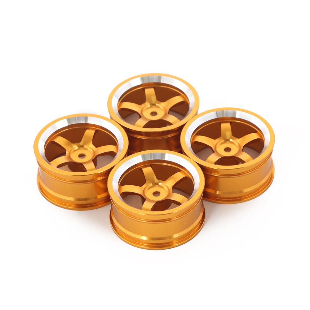 4PCS Metal Wheel Rim 1.9 Inch BEADLOCK for 1/10 RC Rock Crawler Axial SCX10 90046 AX103007 TAMIYA CC01 D90 TF2 Traxxas TRX-4 Five black - Image 3