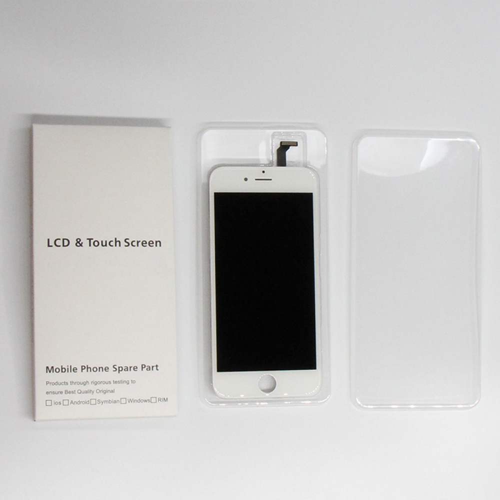 5.5"" LCD Display With Touch Screen Digitizer Assembly For iPhone 6 Plus 3D in White Black - Image 3