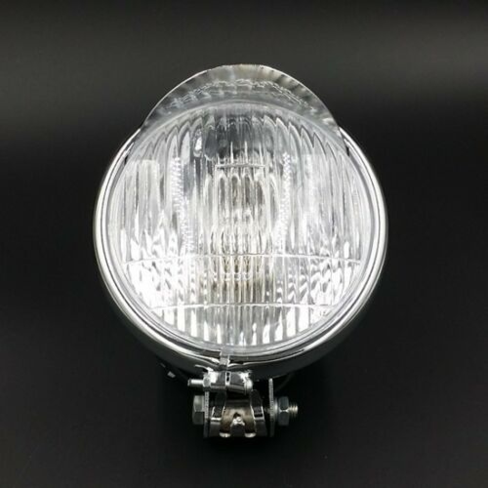 5.5"" Chrome Motorcycle Headlight for Cruiser Chopper Cafe Racer Bobber Custom 5.5 - Image 3