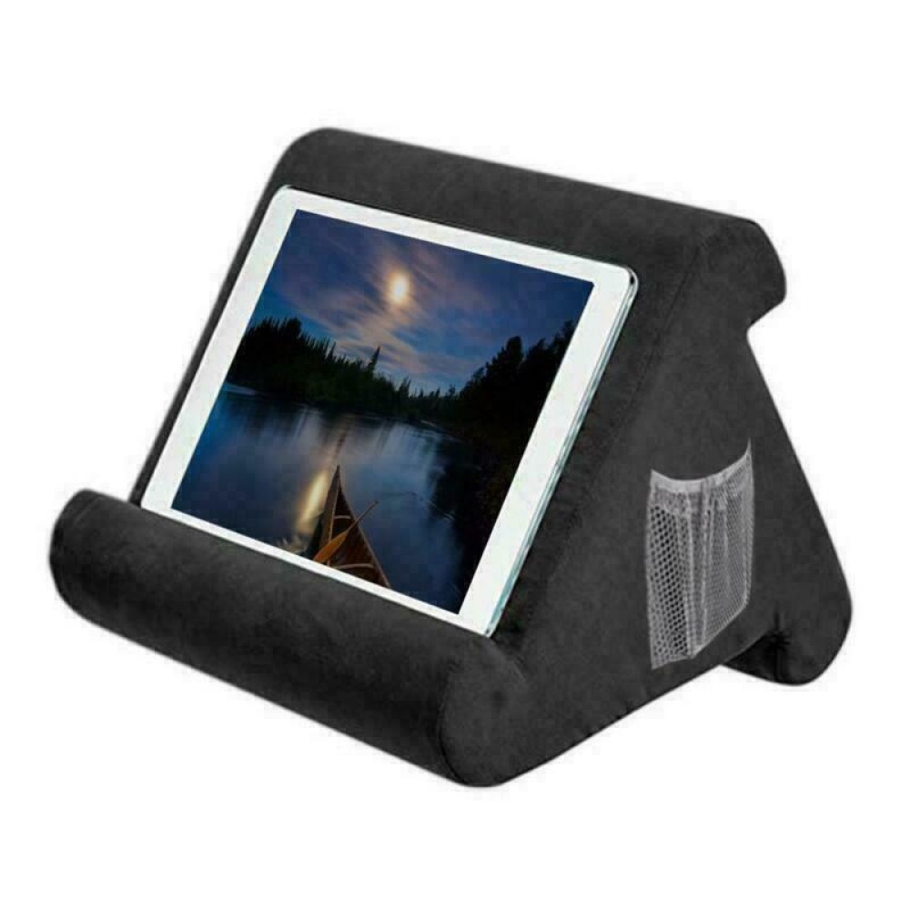 Multi-Angle Pillow Tablet Read Holder Stand Foam Lap Rest Cushion for Pad Phone Sapphire blue_Without net bag - Image 3