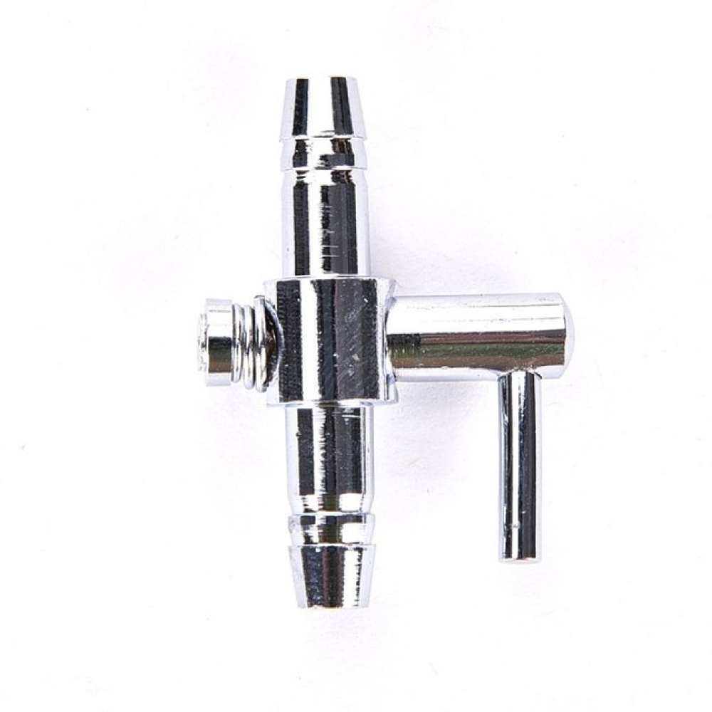 Stainless Steel Aquarium Tank Air Pump Flow Splitter Tube Pipe Line Control Valve Switch 1 head - Image 3