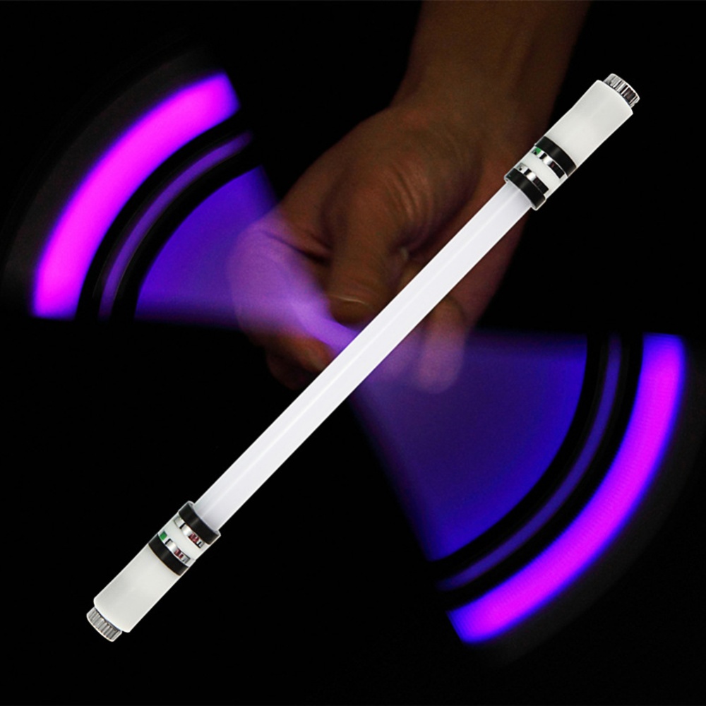 Children Colorful Special Illuminated Anti-fall Spinning Pen Rolling A16 black (lighting section) - Image 3