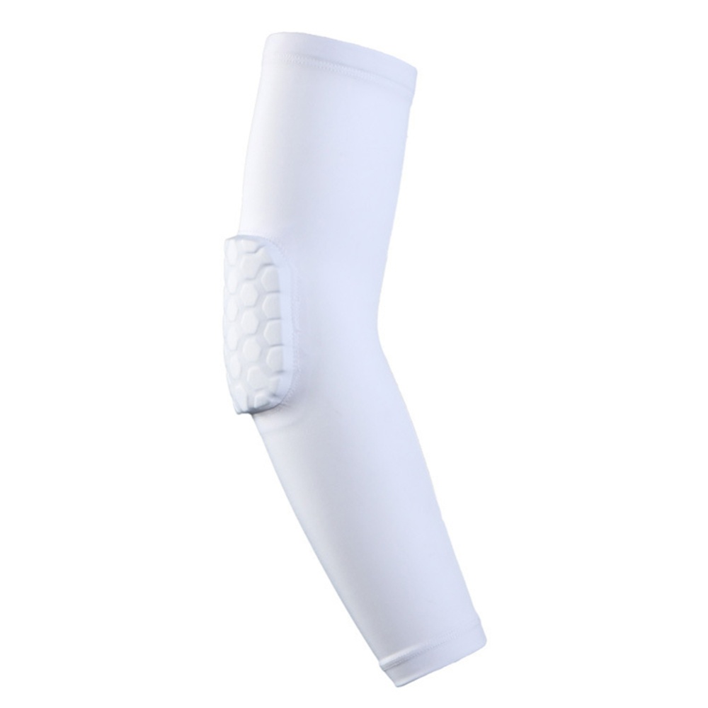 Anti-Collision Hand and Arm Elbow Guards Protector Sports Accessories White-L - Image 3