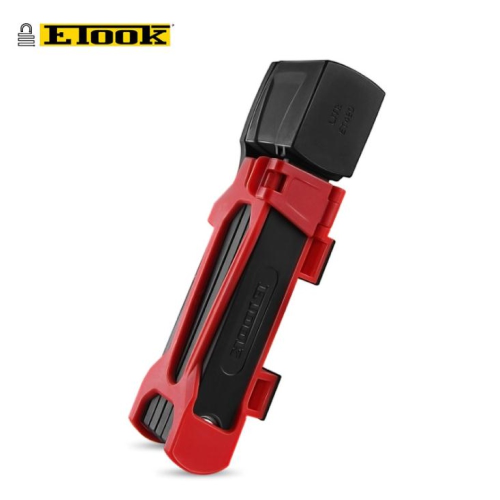 Bicycle Lock Folding Security Six Parts Highway Foldable Bike ET-480 red - Image 2