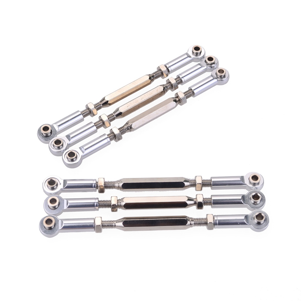 Aluminum Turnbuckle Rod Linkage Steering Rods for RC 1/10 1/8 Redcat HSP ZD Racing HPI HOBAO Truck Buggy truggy Upgrade Parts red - Image 3