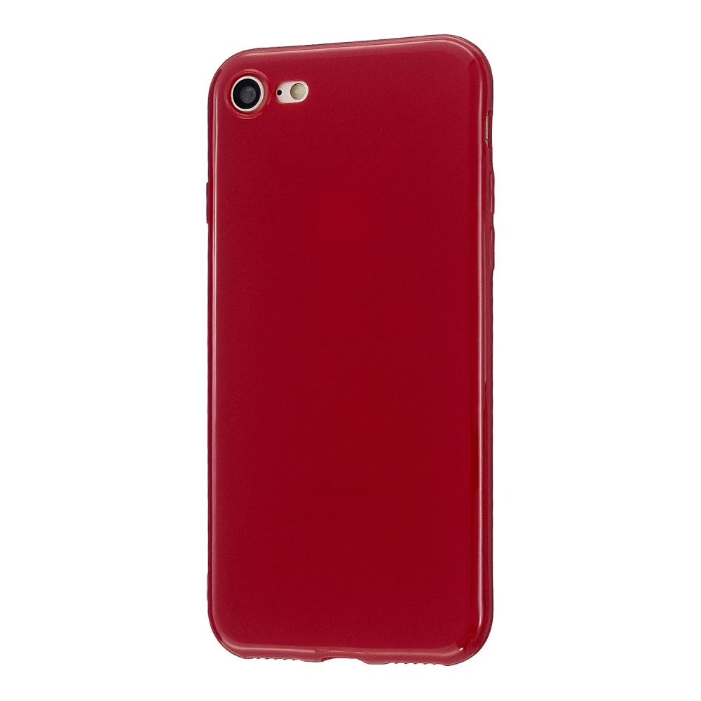 For iPhone 5/5S/SE/6/6S/6 Plus/6S Plus/7/8/7 Plus/8 Plus Cellphone Cover Soft TPU Bumper Protector Phone Shell Rose red - Image 3