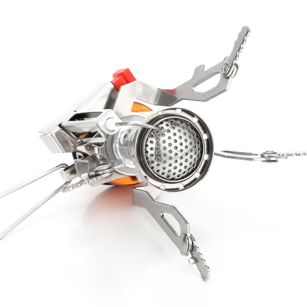 Portable Ultralight Foldable Outdoor Mini Steel Stove for Picnic Gas Burner Camping - Image 2