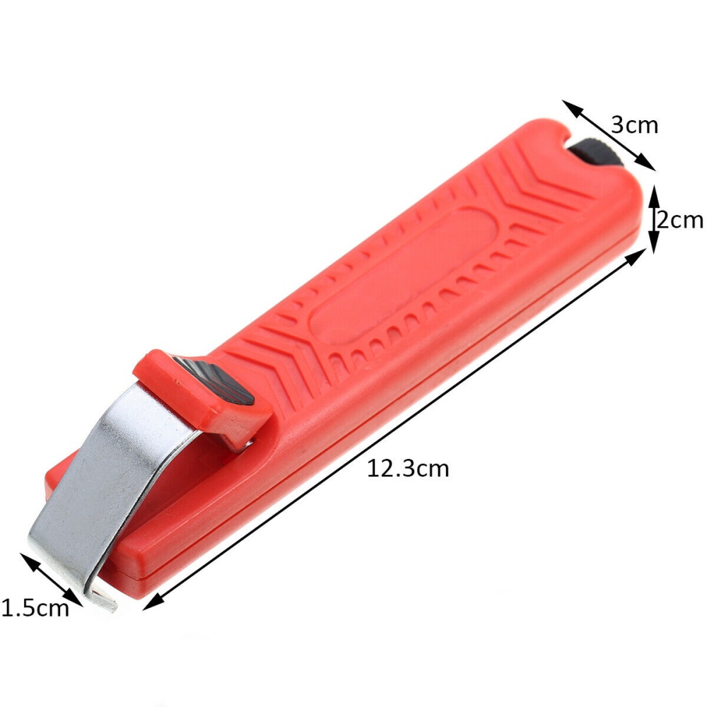 Stripping Pliers Rubber Cable Crimping Tool 8-28mm red - Image 3