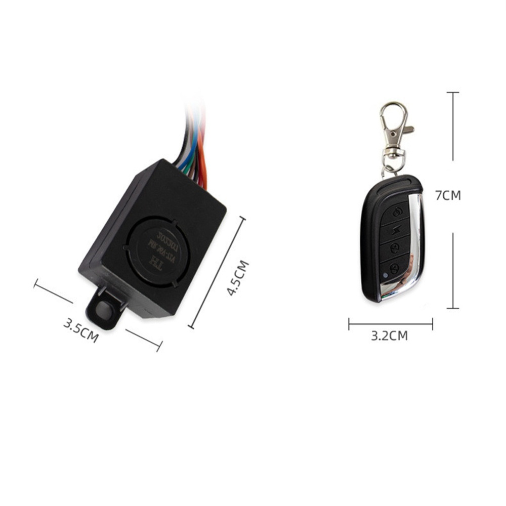 36-72v 125db E-bike Anti-theft Device Anti Lost Electric Scooter Bicycle Remote Control Detector Alarm A - Image 2