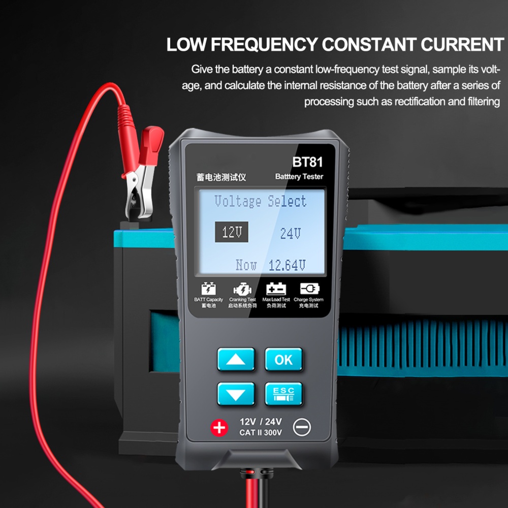 ANENG BT81 Battery Load Tester 12V/24V 100-1700CCA Internal Resistance Capacity for Vehicle Motorcycle - Image 2