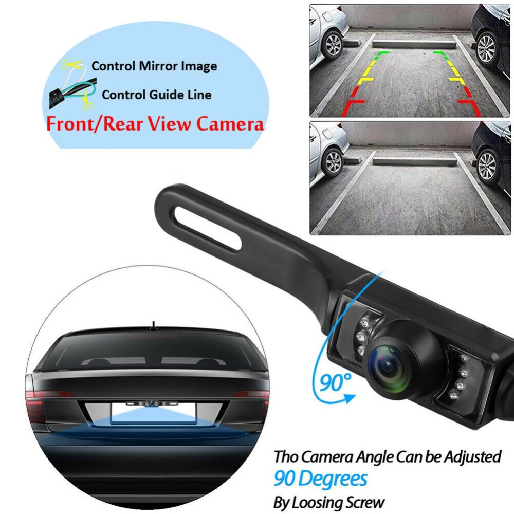 Wireless Car Backup Camera Rear View System Night Vision Cam 7 Inch Black - Image 3