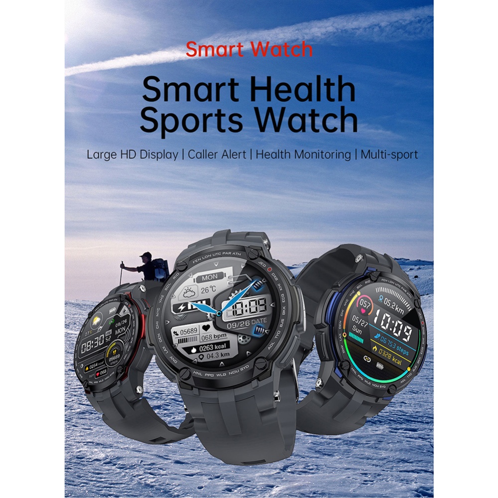 V6 Smart Watch Touch Screen Ecg Blood Oxygen Heart Rate Health Monitor - Image 2