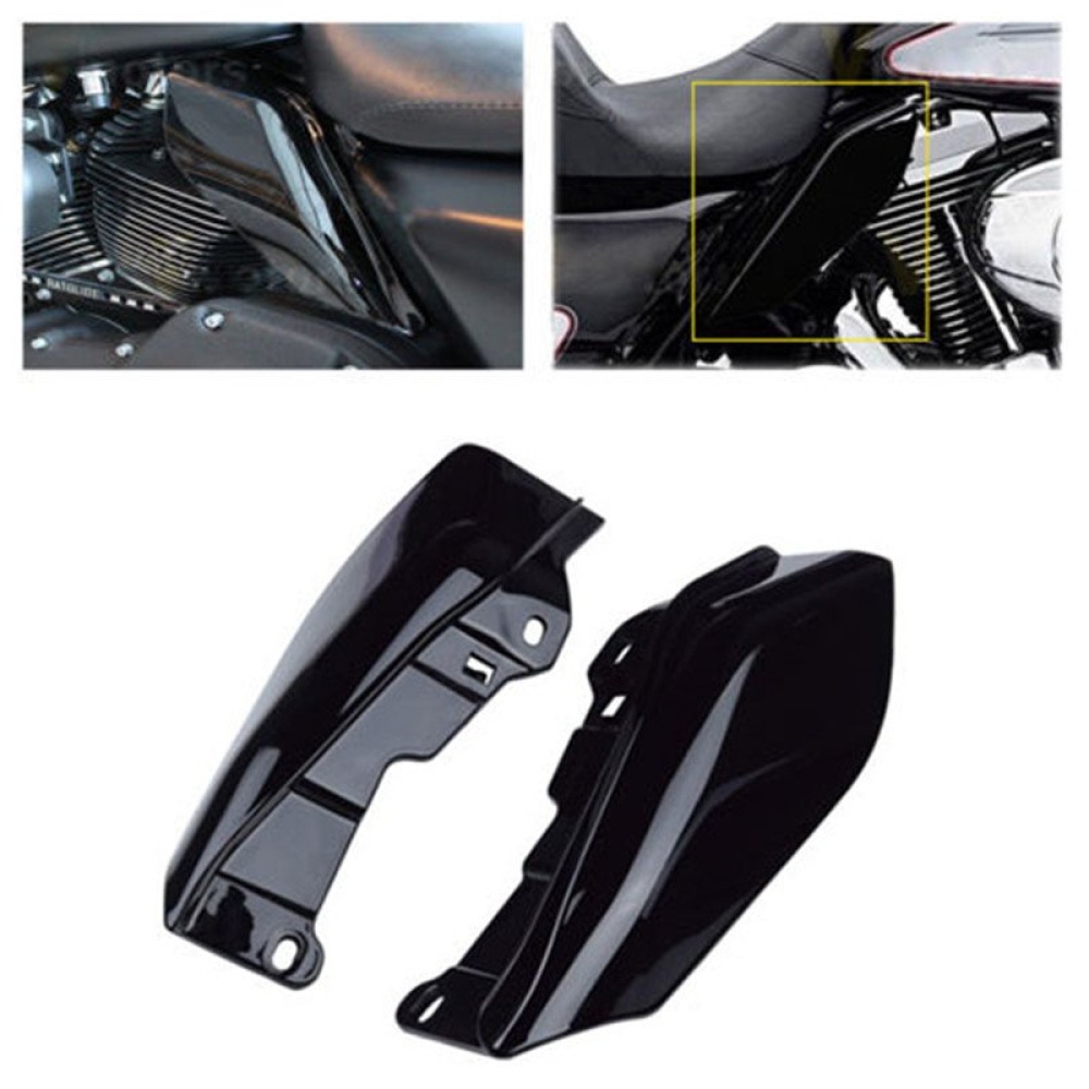 Motorcycle Mid-Frame Air Deflector Trim For Touring Street Glide FLHX 09-16 Chrome Plating color - Image 3