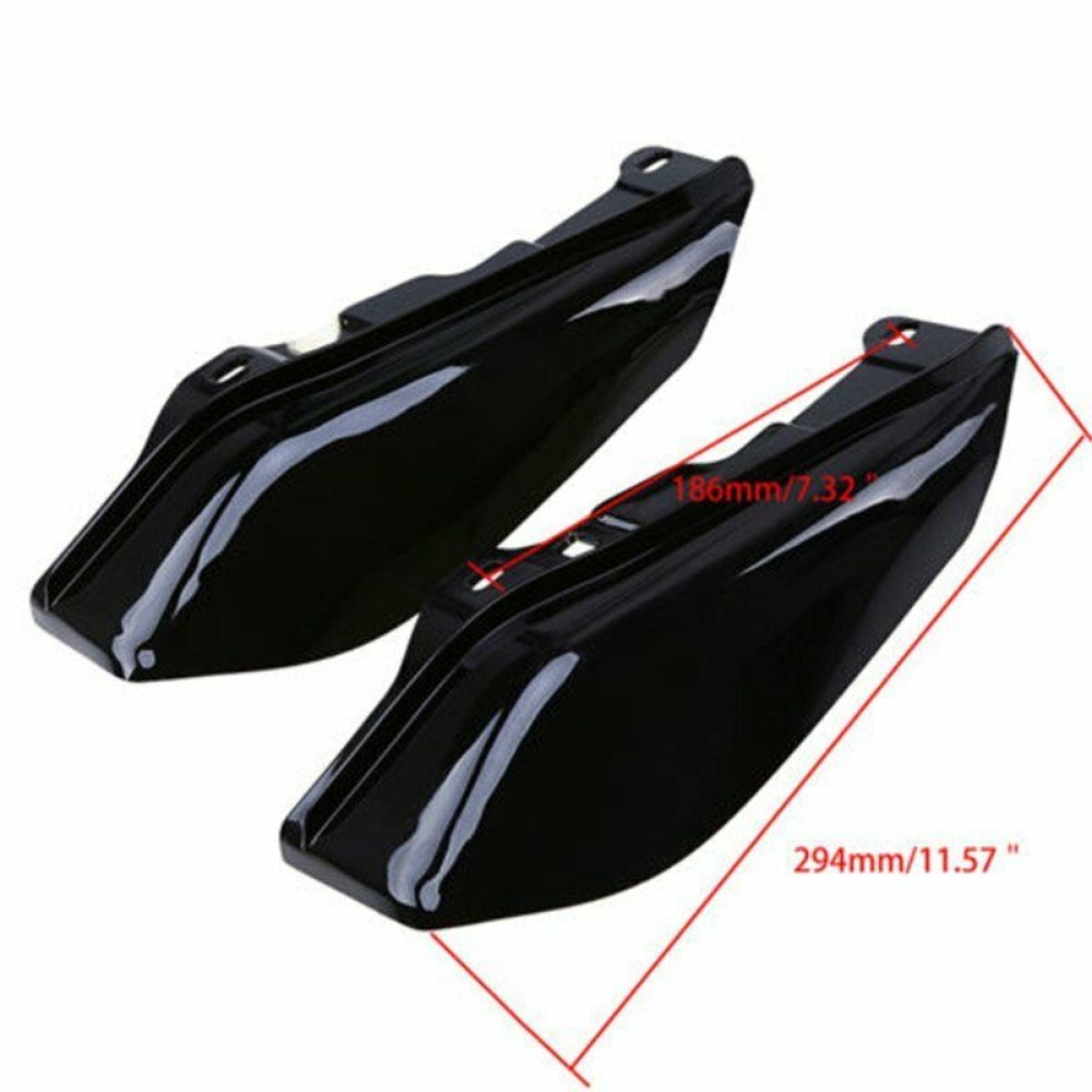 Motorcycle Mid-Frame Air Deflector Trim For Touring Street Glide FLHX 09-16 Chrome Plating color - Image 2